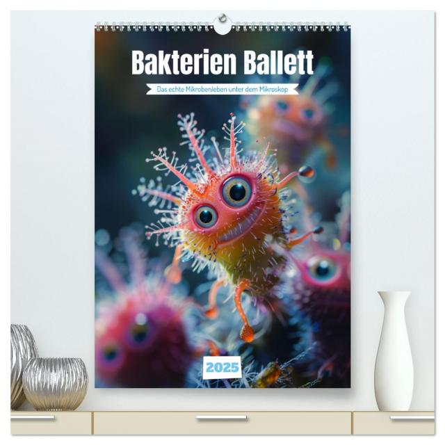 Bakterien Ballett (hochwertiger Premium Wandkalender 2025 DIN A2 hoch), Kunstdruck in Hochglanz