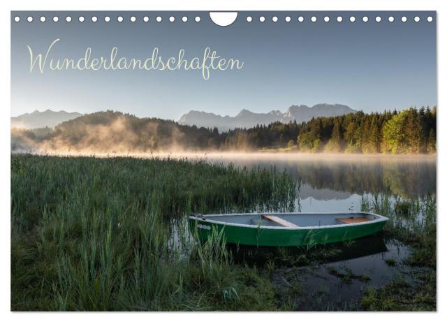 Wunderlandschaften (Wandkalender 2025 DIN A4 quer), CALVENDO Monatskalender