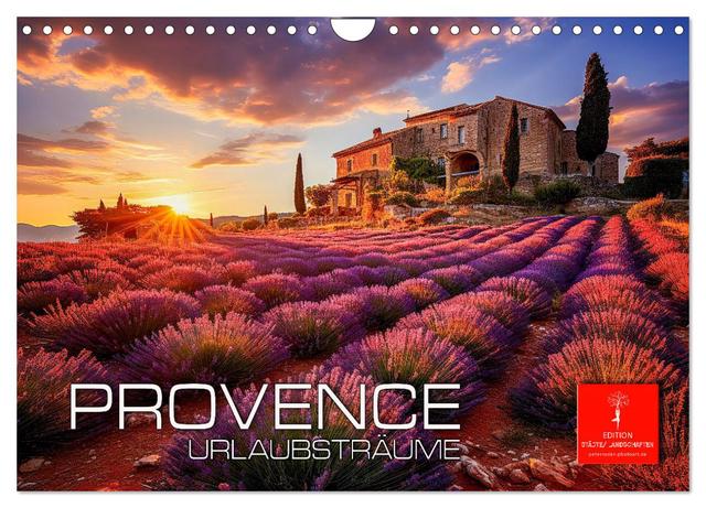 Provence Urlaubsträume (Wandkalender 2025 DIN A4 quer), CALVENDO Monatskalender