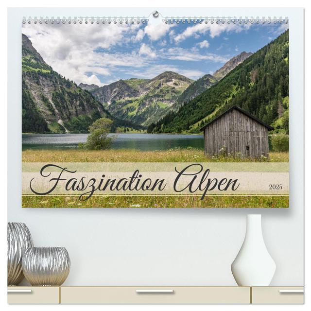 Faszination Alpen (hochwertiger Premium Wandkalender 2025 DIN A2 quer), Kunstdruck in Hochglanz