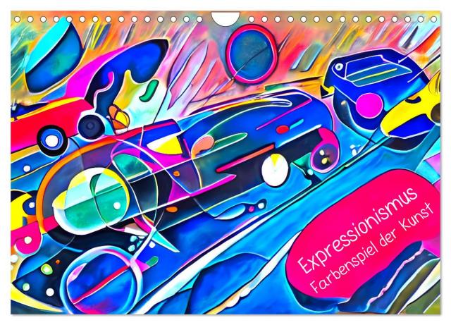 Expressionismus - Farbenspiel der Kunst (Wandkalender 2025 DIN A4 quer), CALVENDO Monatskalender