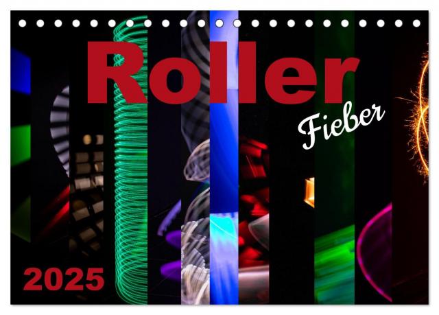 Roller Fieber (Tischkalender 2025 DIN A5 quer), CALVENDO Monatskalender