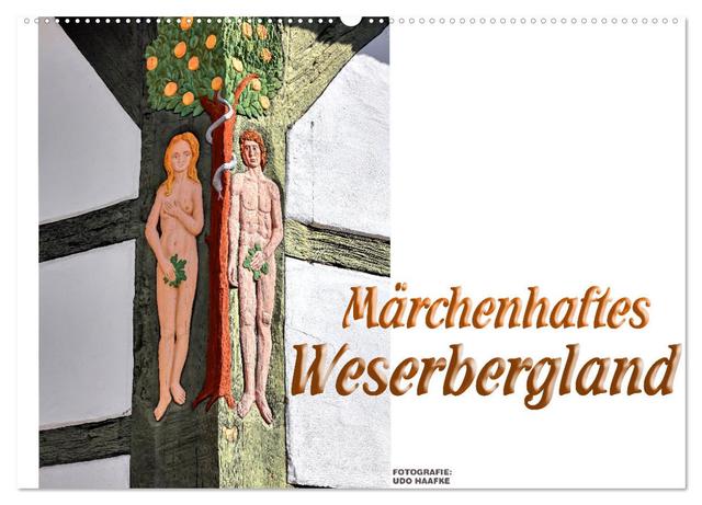 Märchenhaftes Weserbergland (Wandkalender 2025 DIN A2 quer), CALVENDO Monatskalender