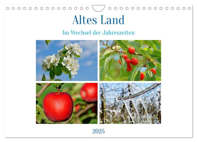 Altes Land im Wechsel der Jahreszeiten (Wandkalender 2025 DIN A4 quer), CALVENDO Monatskalender