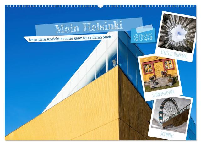 Mein Helsinki (Wandkalender 2025 DIN A2 quer), CALVENDO Monatskalender