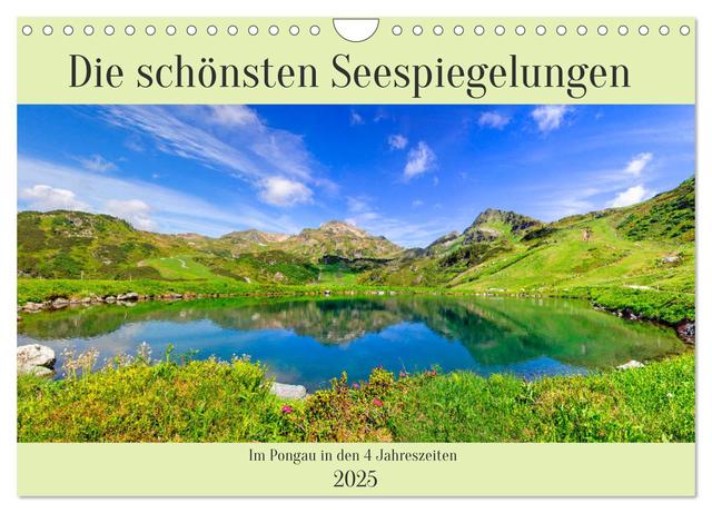Die schönsten Seespiegelungen (Wandkalender 2025 DIN A4 quer), CALVENDO Monatskalender