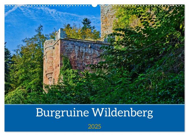 Burg Wildenberg (Wandkalender 2025 DIN A2 quer), CALVENDO Monatskalender