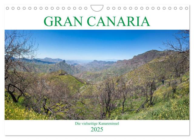 Gran Canaria - Die vielseitige Kanareninsel (Wandkalender 2025 DIN A4 quer), CALVENDO Monatskalender