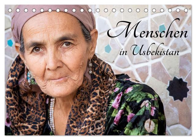 Menschen in Usbekistan (Tischkalender 2025 DIN A5 quer), CALVENDO Monatskalender