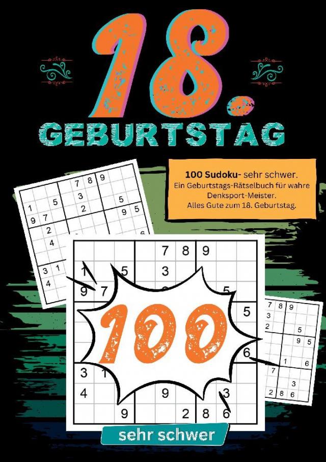 18. Geburtstag- Sudoku Geschenkbuch
