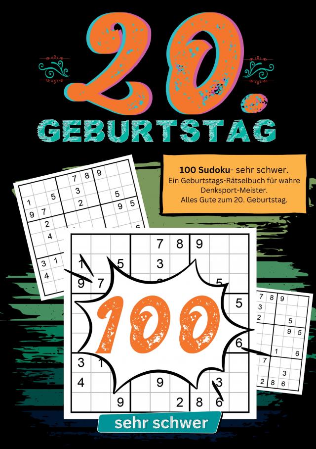 20. Geburtstag- Sudoku Geschenkbuch