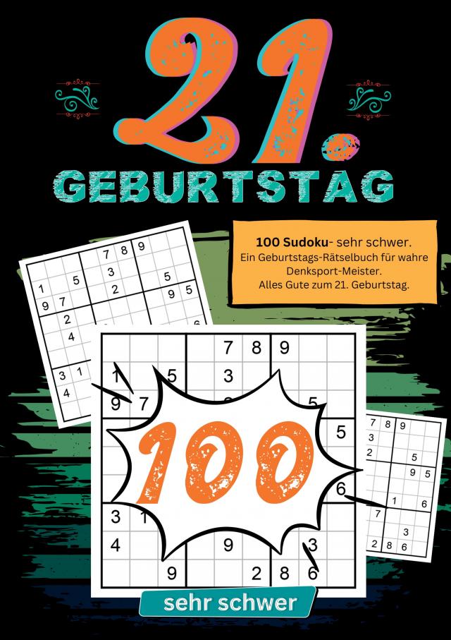 21. Geburtstag- Sudoku Geschenkbuch