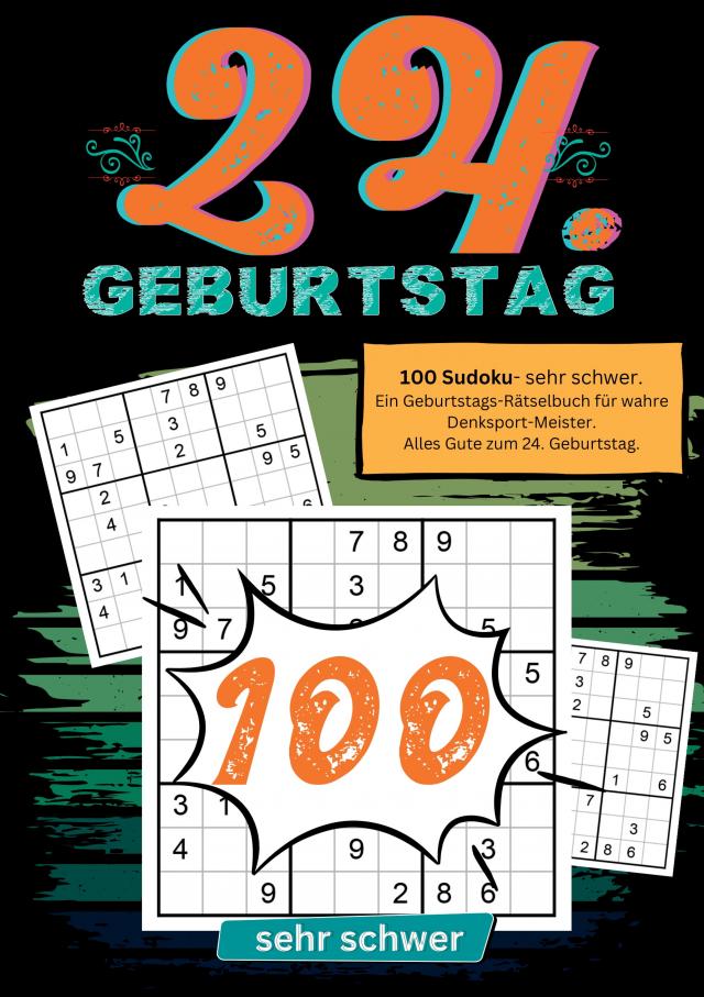 24. Geburtstag- Sudoku Geschenkbuch