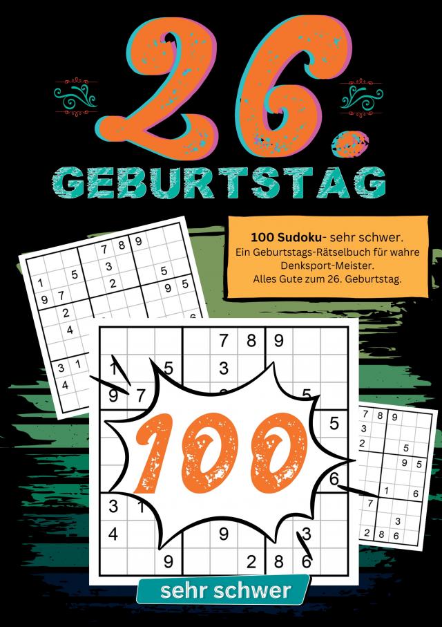 26. Geburtstag- Sudoku Geschenkbuch