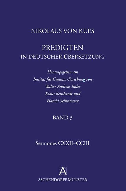 Nikolaus von Kues: Predigten in deutscher Übersetzung
