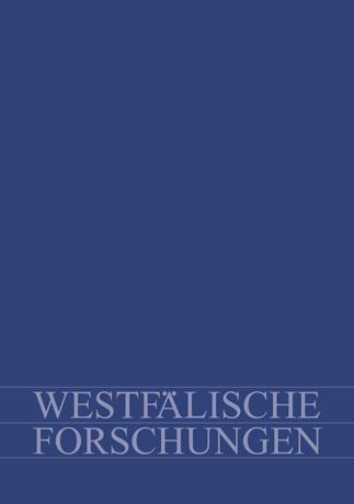 Westfälische Forschungen, Band 62-2012