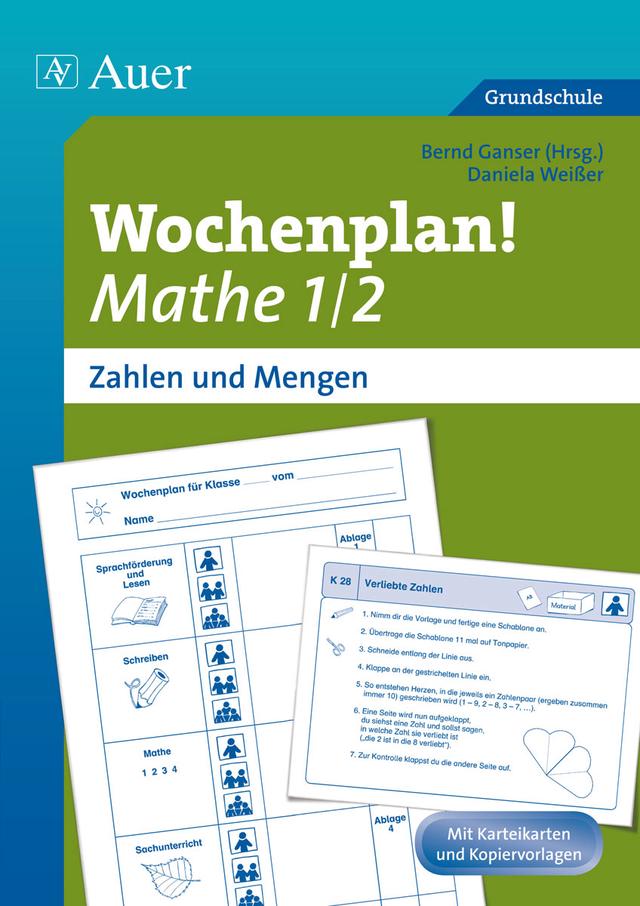 Wochenplan Mathe 1/2  Zahlen und Mengen Materialien zur Individualisierung