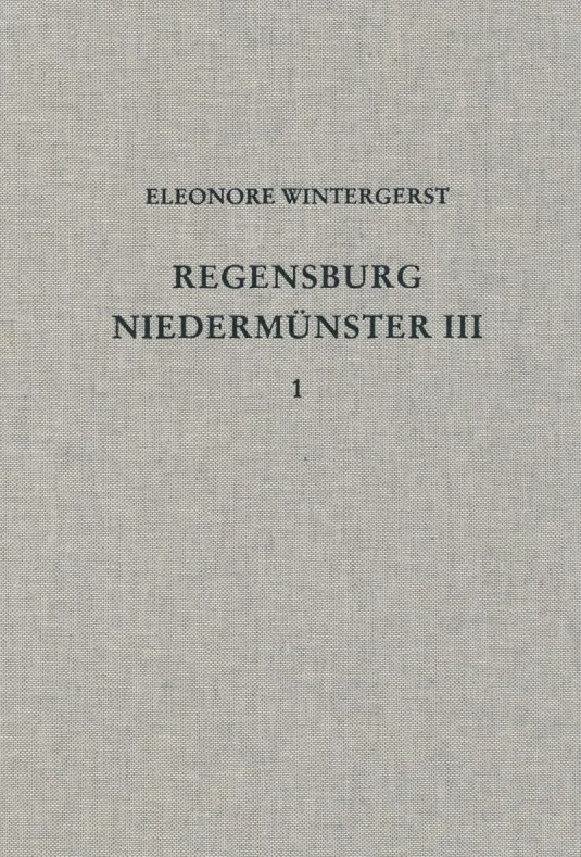 Die Ausgrabungen unter dem Niedermünster zu Regensburg III