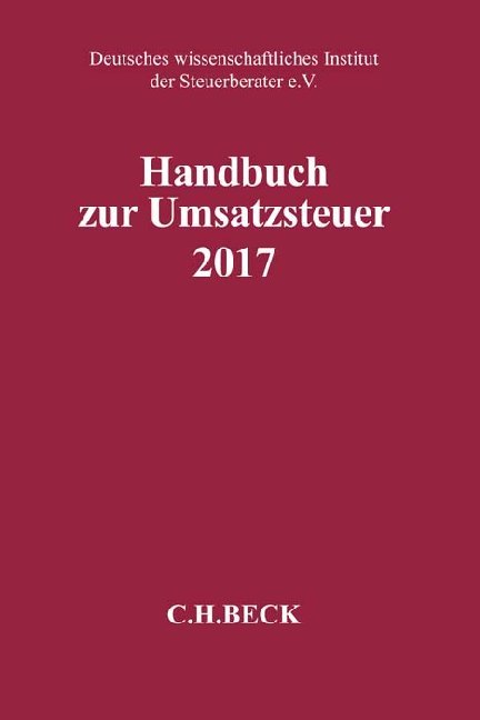 Handbuch zur Umsatzsteuer 2017
