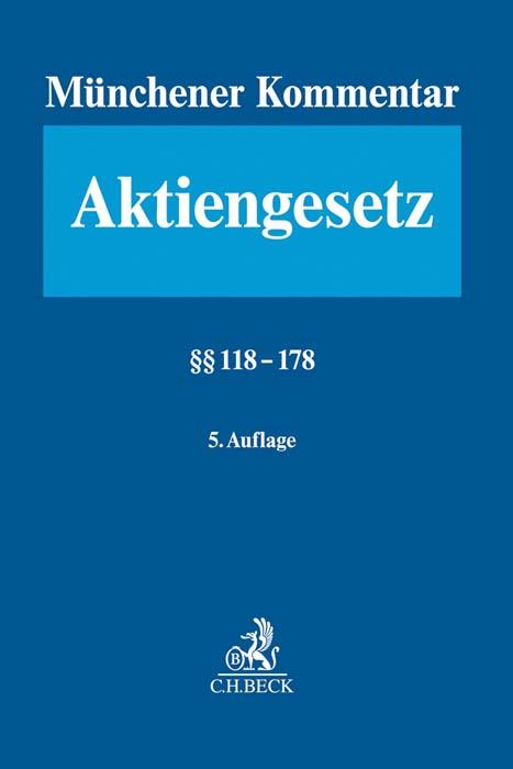 Münchener Kommentar Aktiengesetz 5.A BD03
