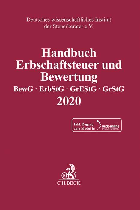 Handbuch Erbschaftsteuer und Bewertung 2020