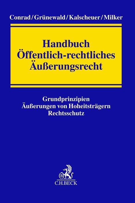 Handbuch Öffentlich-rechtliches Äußerungsrecht