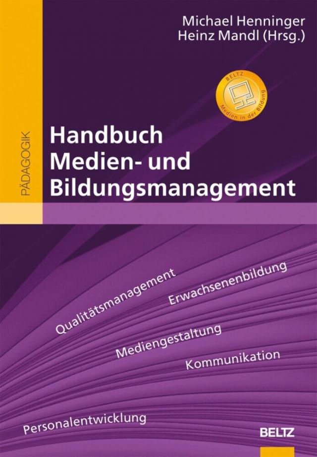 Handbuch Medien- und Bildungsmanagement Beltz Handbuch  