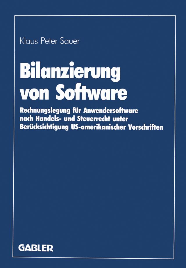 Bilanzierung von Software