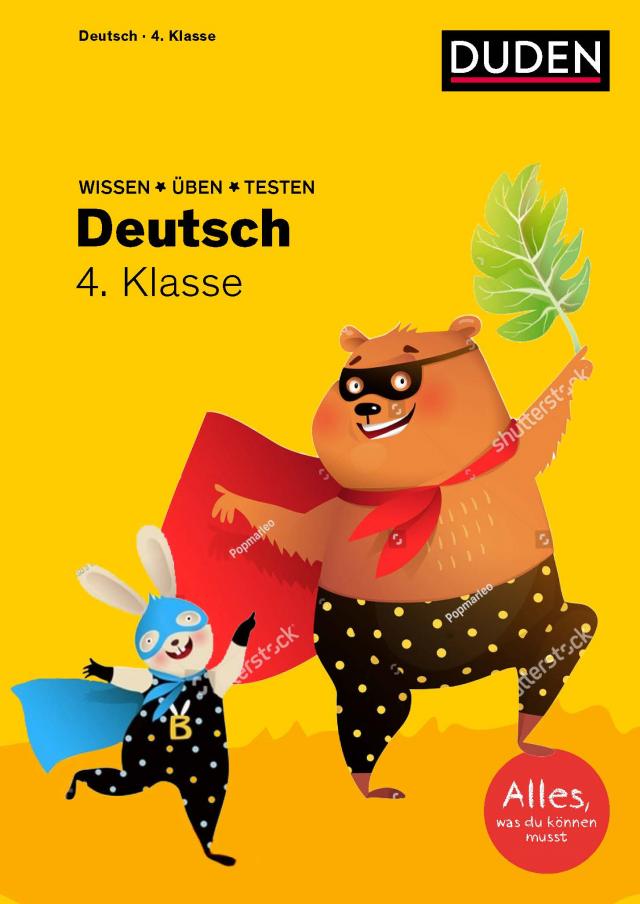 Wissen – Üben – Testen: Deutsch 4. Klasse