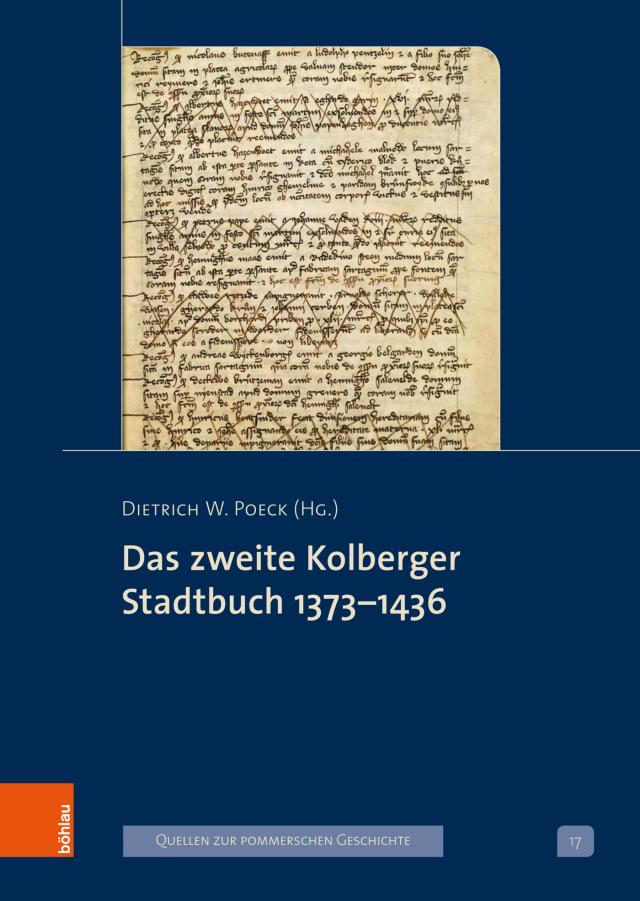 Das zweite Kolberger Stadtbuch 1373–1436