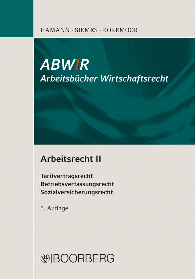 Arbeitsrecht II ABWiR Arbeitsbücher Wirtschaftsrecht  