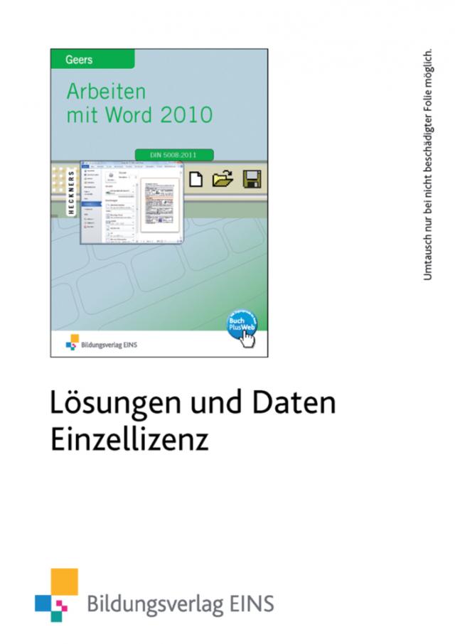 Arbeiten mit Word 2010, CD-ROM, CD-ROM