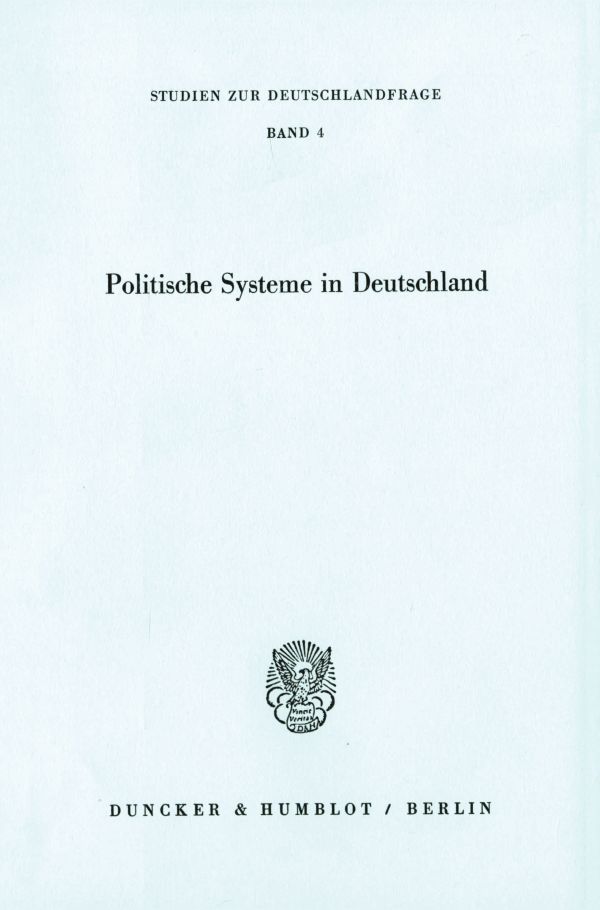 Politische Systeme in Deutschland.