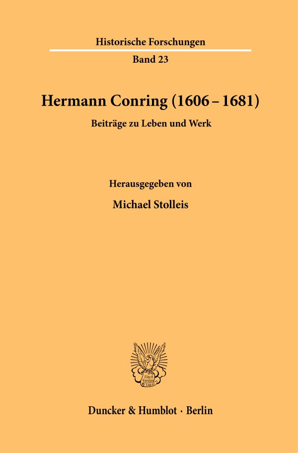 Hermann Conring (1606 - 1681).