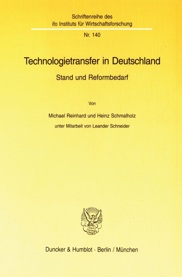 Technologietransfer in Deutschland.
