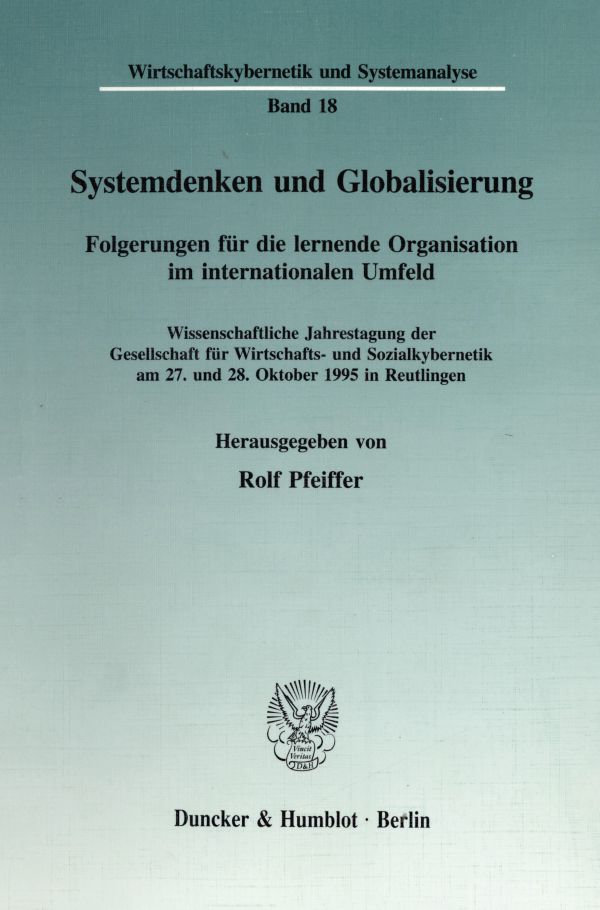 Systemdenken und Globalisierung.