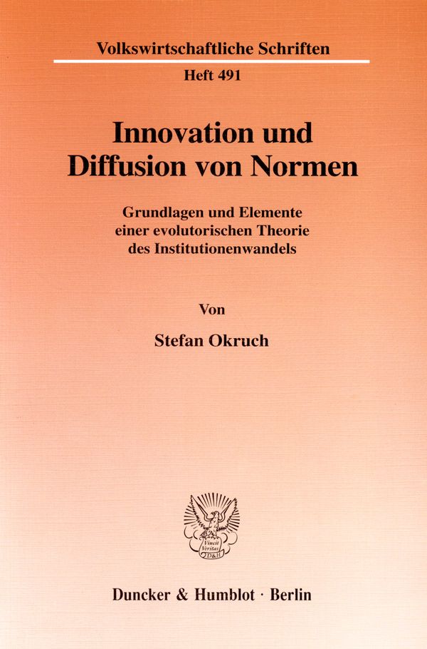 Innovation und Diffusion von Normen