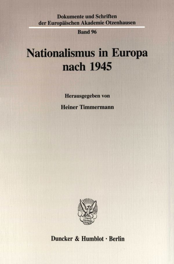 Nationalismus in Europa nach 1945