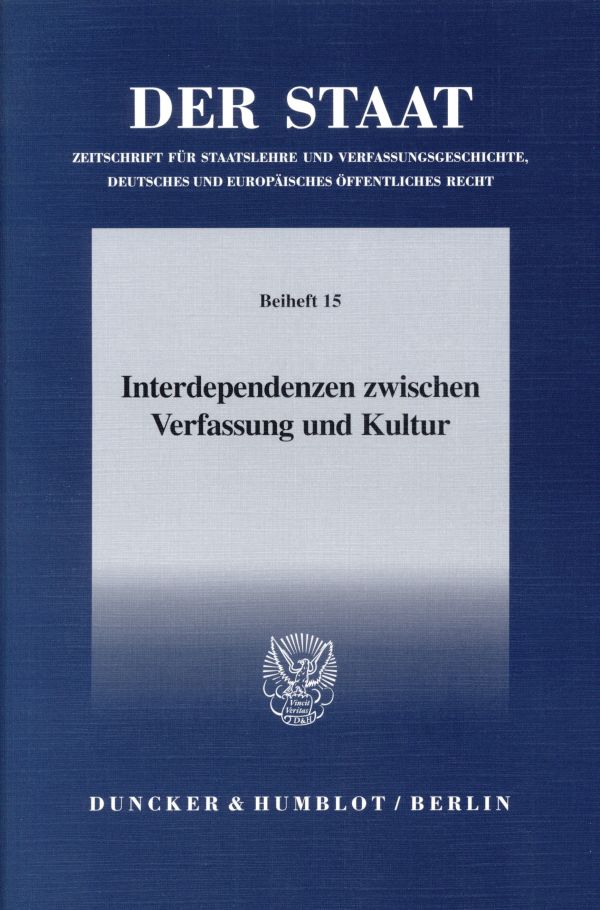 Interdependenzen zwischen Verfassung und Kultur.