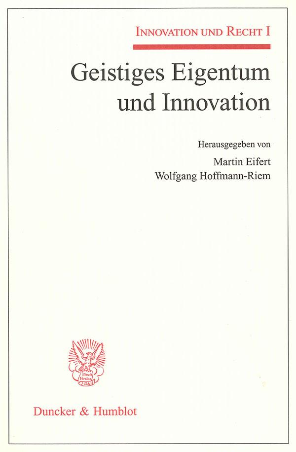 Innovation und Recht. 4 Bände., 4 Teile