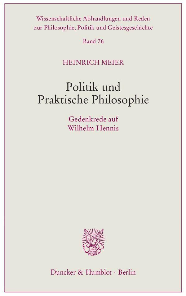 Politik und Praktische Philosophie.