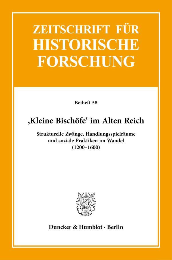 ›Kleine Bischöfe‹ im Alten Reich.