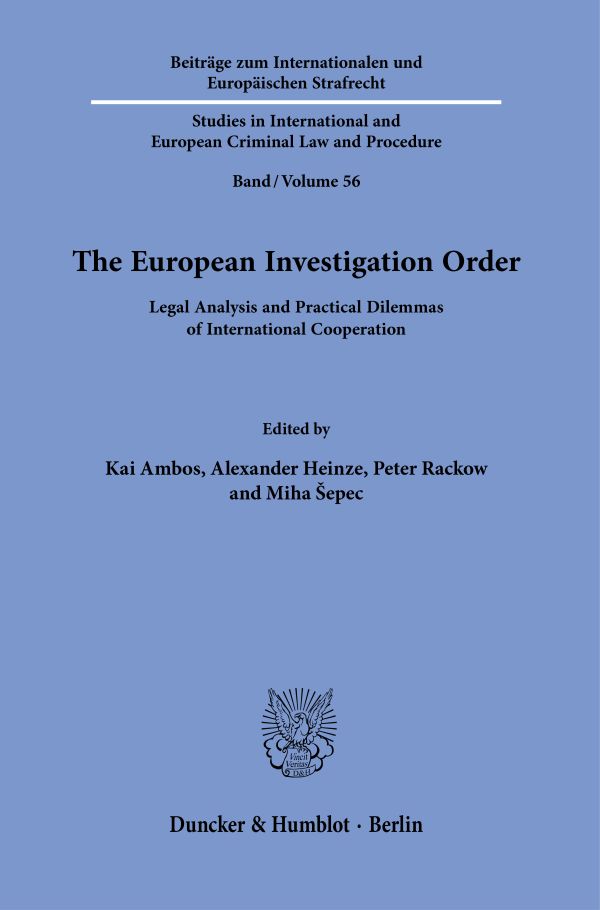 The European Investigation Order.