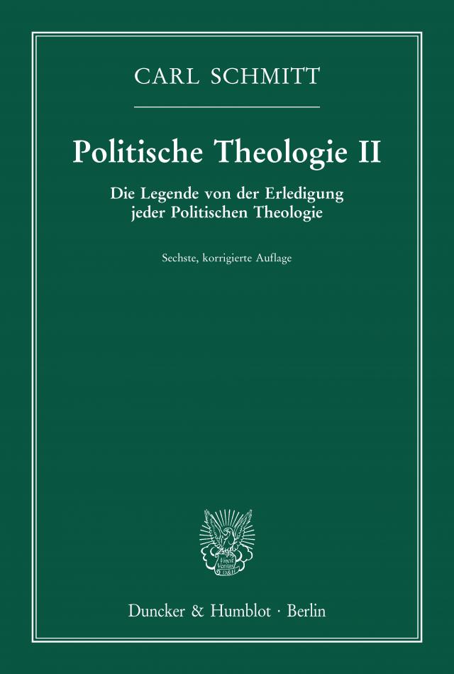 Politische Theologie II.
