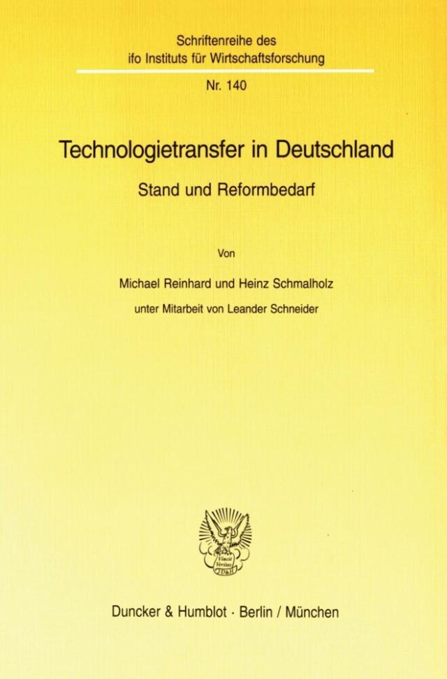 Technologietransfer in Deutschland.