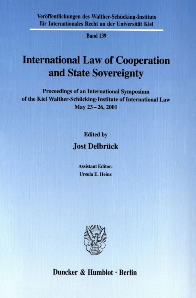 International Law of Cooperation and State Sovereignty.