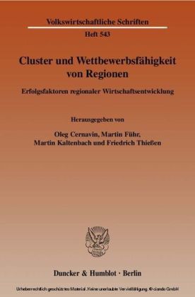 Cluster und Wettbewerbsfähigkeit von Regionen.
