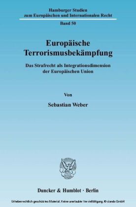Europäische Terrorismusbekämpfung.
