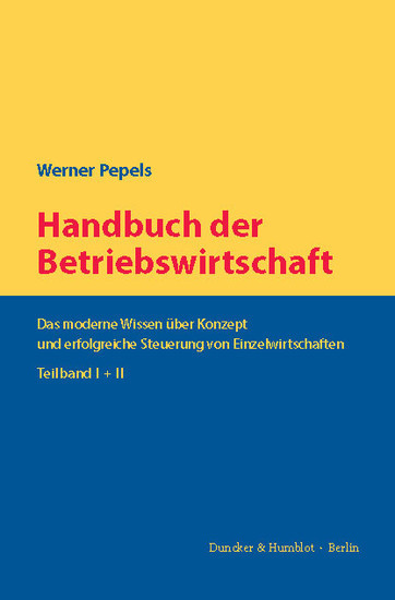 Handbuch der Betriebswirtschaft.
