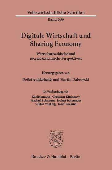 Digitale Wirtschaft und Sharing Economy.